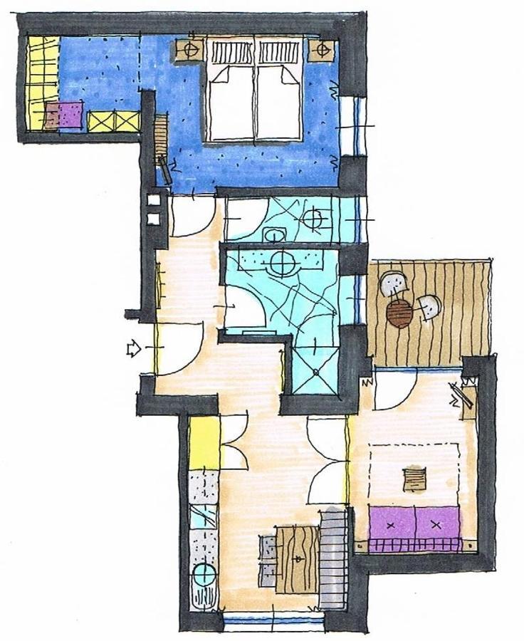 Haus Steissbach Lejlighed St Anton am Arlberg Eksteriør billede